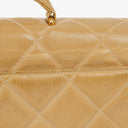 Chanel CC Maxi Logo Beige Briefcase