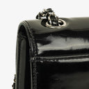 Chanel CC Square Black Patent Leather Flap Bag