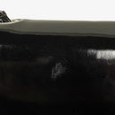 Chanel CC Square Black Patent Leather Flap Bag