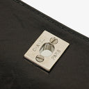 Chanel CC Square Black Patent Leather Flap Bag
