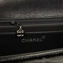 Chanel CC Square Black Patent Leather Flap Bag