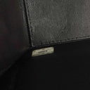 Chanel CC Square Black Patent Leather Flap Bag