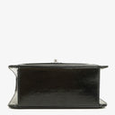 Chanel CC Square Black Patent Leather Flap Bag