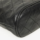 Chanel CC Tassel Quilted Black Leather Shoulder Bag