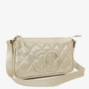 Chanel CC Timeless Metallic Caviar Quilted Shoulder Bag