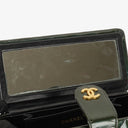 Chanel CC Vanity Case Quilted Patent Leather