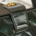 Chanel CC Vanity Case Quilted Patent Leather