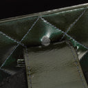 Chanel CC Vanity Case Quilted Patent Leather