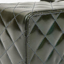Chanel CC Vanity Case Quilted Patent Leather