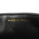Chanel Chain Top Handle Single Flap Bag Black Quilted Patent Leather 24K Gold-Plated Hardware