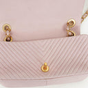Chanel Chevron Leather Small Classic Flap Bag
