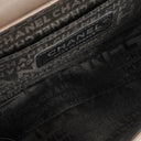 Chanel Chevron Mini Flap Quilted Lambskin And Printed Silk Trim With Silver Hardware