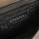 Chanel Chevron Mini Flap Quilted Lambskin And Printed Silk Trim With Silver Hardware