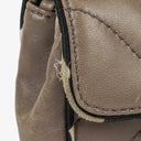 Chanel Chevron Mini Flap Quilted Lambskin And Printed Silk Trim With Silver Hardware