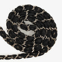 Chanel Chevron Mini Flap Quilted Lambskin And Printed Silk Trim With Silver Hardware