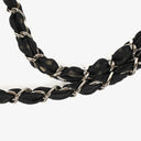 Chanel Chevron Mini Flap Quilted Lambskin And Printed Silk Trim With Silver Hardware