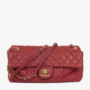 Chanel Chic Single Flap Bag Quilted Iridescent Calfskin With Gold-Tone Hardware