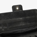 Chanel Chocolate Bar Briefcase Black Patent Leather With Silver Tone Hardware