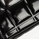 Chanel Chocolate Bar Briefcase Black Patent Leather With Silver Tone Hardware