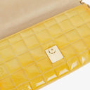 Chanel Chocolate Bar East West Patent Leather Shoulder Bag