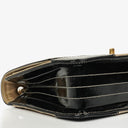 Chanel Chocolate Bar Lambskin And Patent Leather Single Flap Bag