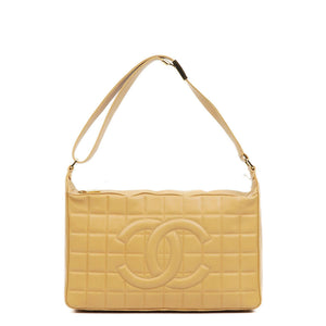 Chanel Chocolate Bar Lambskin Shoulder Bag