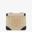 Chanel Chocolate Bar Leather And Patent Leather Single Flap Bag