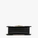 Chanel Chocolate Bar Leather And Patent Leather Single Flap Bag