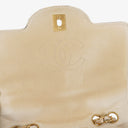 Chanel Chocolate Bar Leather And Patent Leather Single Flap Bag