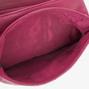 Chanel Chocolate Bar Purple Leather Quilted Flap Bag