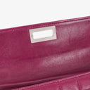 Chanel Chocolate Bar Purple Leather Quilted Flap Bag