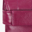 Chanel Chocolate Bar Purple Leather Quilted Flap Bag