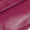 Chanel Chocolate Bar Purple Leather Quilted Flap Bag