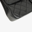 Chanel Classic Black Quilted Lambskin Double Flap Bag With 24K Gold-Plated Hardware
