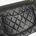 Chanel Classic Black Quilted Lambskin Double Flap Bag With 24K Gold-Plated Hardware