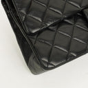 Chanel Classic Black Quilted Lambskin Double Flap Bag With 24K Gold-Plated Hardware