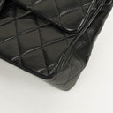 Chanel Classic Black Quilted Lambskin Double Flap Bag With 24K Gold-Plated Hardware