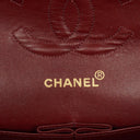 Chanel Classic Black Quilted Lambskin Double Flap Bag With 24K Gold-Plated Hardware