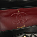 Chanel Classic Black Quilted Lambskin Double Flap Bag With 24K Gold-Plated Hardware