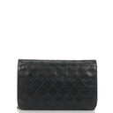 Chanel Classic Black Quilted Lambskin Full Flap Bag With 24K Gold-Plated Hardware