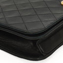 Chanel Classic Black Quilted Lambskin Full Flap Bag With 24K Gold-Plated Hardware