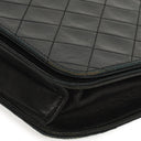 Chanel Classic Black Quilted Lambskin Full Flap Bag With 24K Gold-Plated Hardware