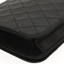 Chanel Classic Black Quilted Lambskin Full Flap Bag With 24K Gold-Plated Hardware