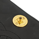 Chanel Classic Black Quilted Lambskin Full Flap Bag With 24K Gold-Plated Hardware