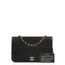 Chanel Classic Black Quilted Lambskin Full Flap Bag With 24K Gold-Plated Hardware