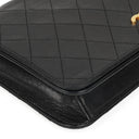 Chanel Classic Black Quilted Lambskin Full Flap Bag With 24K Gold-Plated Hardware