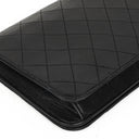 Chanel Classic Black Quilted Lambskin Full Flap Bag With 24K Gold-Plated Hardware