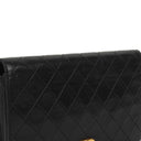 Chanel Classic Black Quilted Lambskin Full Flap Bag With 24K Gold-Plated Hardware