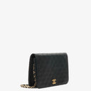 Chanel Classic Black Quilted Lambskin Full Flap Bag With 24K Gold-Plated Hardware