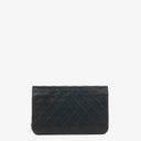 Chanel Classic Black Quilted Lambskin Full Flap Bag With 24K Gold-Plated Hardware